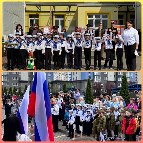 Первое место в городском конкурсе «Смотр строя и песни» Первое место в городском конкурсе «Смотр строя и песни».